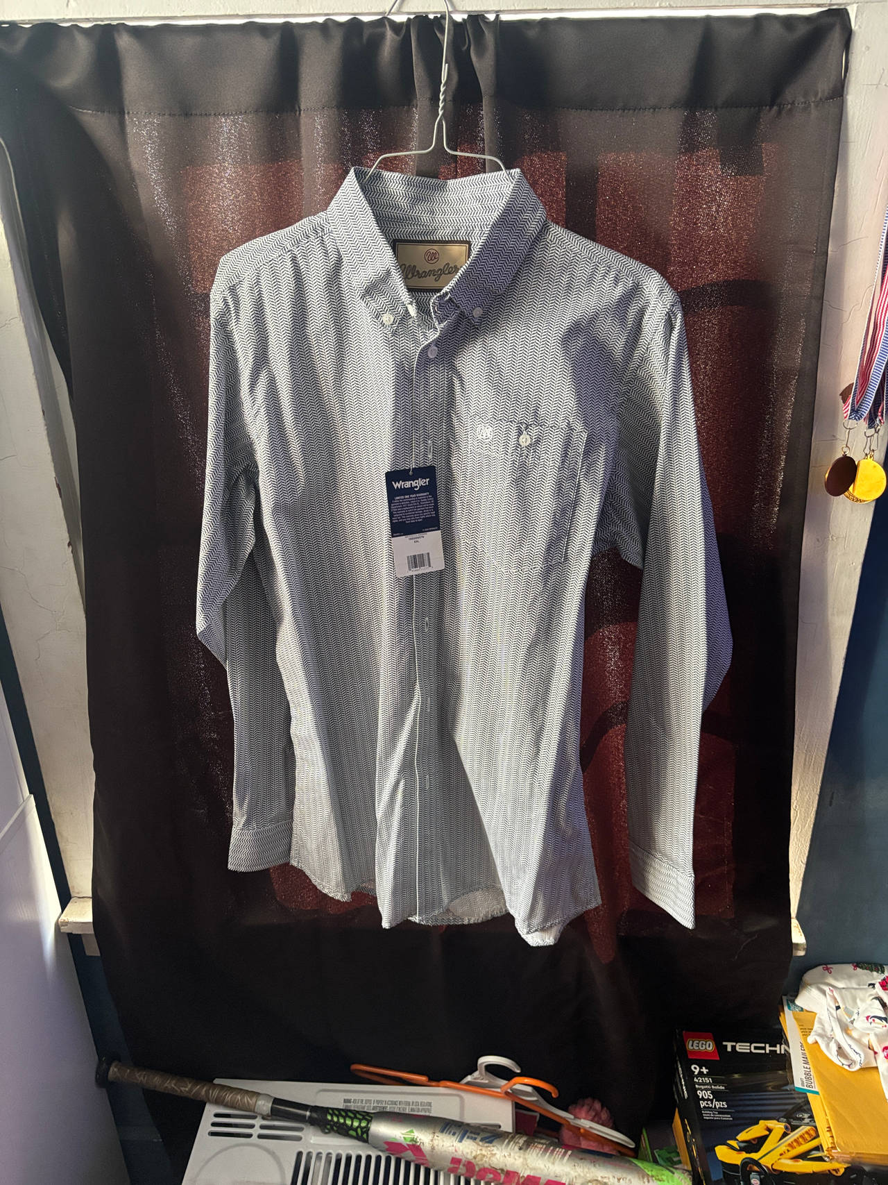 Wrangler George Strait Collection Long Sleeve Button Down Shirt