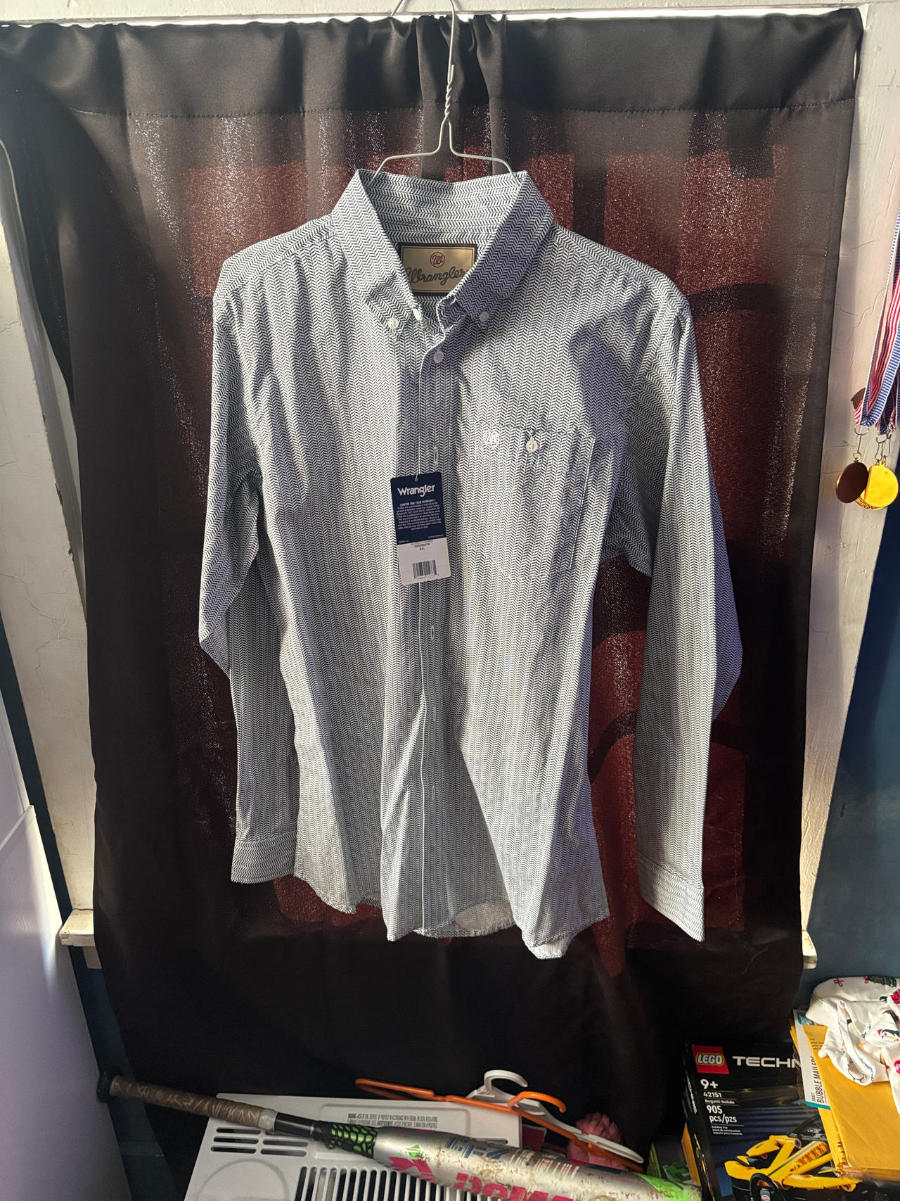 Wrangler George Strait Collection Long Sleeve Button Down Shirt