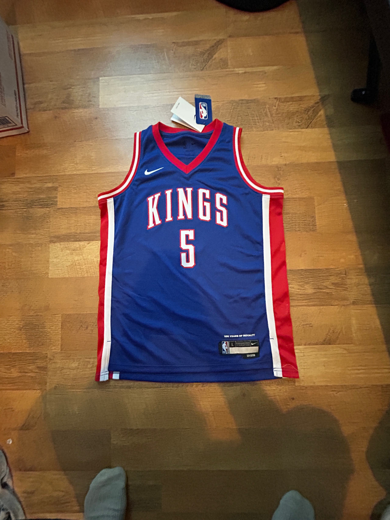 Sacramento Kings NBA Jersey De’aaron fox- youth L