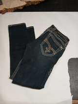 Rock Revival Women's Skinny Jeans with Rhinestone Pockets - Image 2