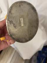 Department 56 Vintage Silverplate Pierced Basket - Image 5