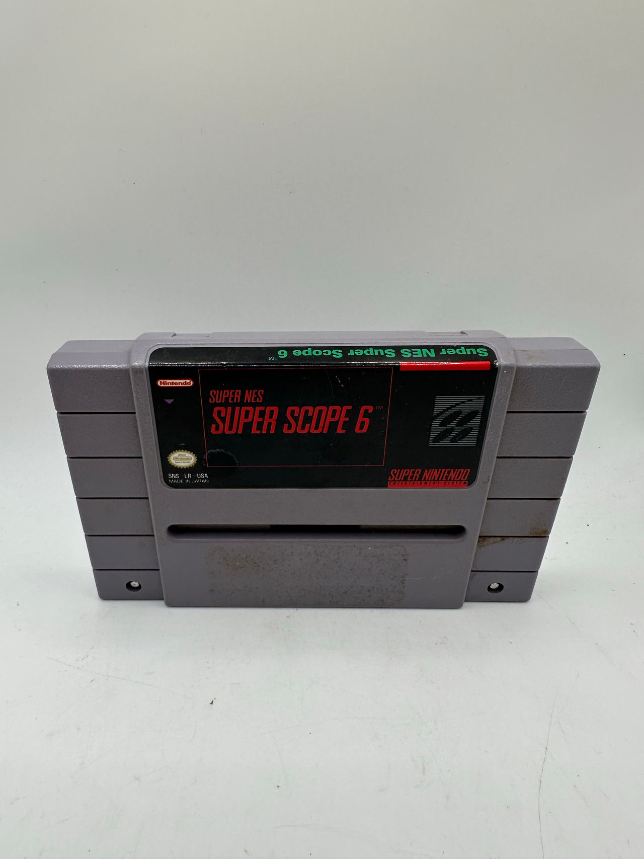 Super Scope 6 SNES Game (Super Nintendo Entertainment System, 1992) TESTED