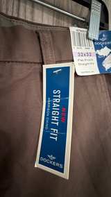 Dockers Men's Straight Fit Chino Pants brown 32x32 - Image 3