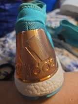 adidas D Rose 6 Boost Primeknit Teal Gold - Image 3
