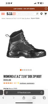 511 Womens A.T.A.C. 2.0 6" Side Zip Boot - Image 1