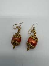Vintage Baroque Pearls Necklace and Earring Set - Image 3