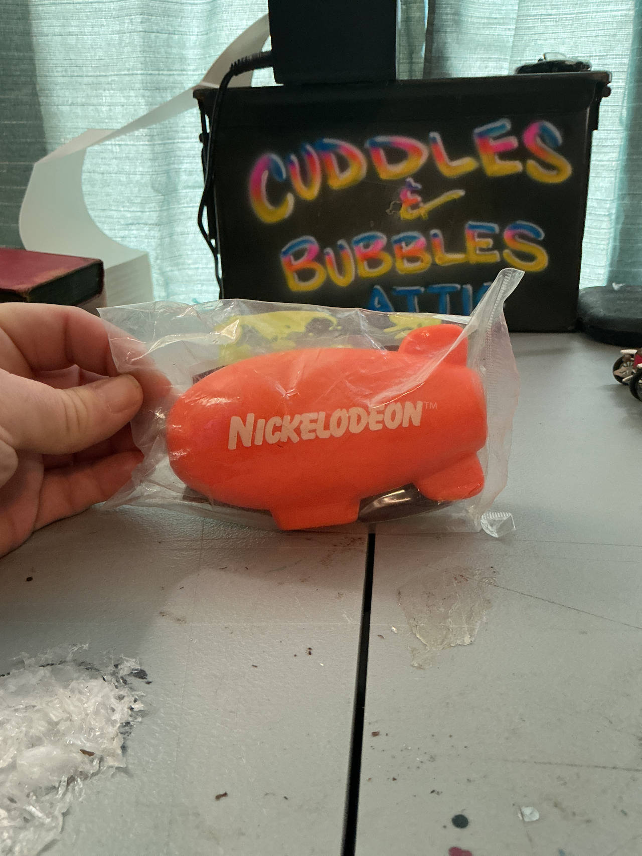 Nickelodeon Orange Blimp Foam Toy
