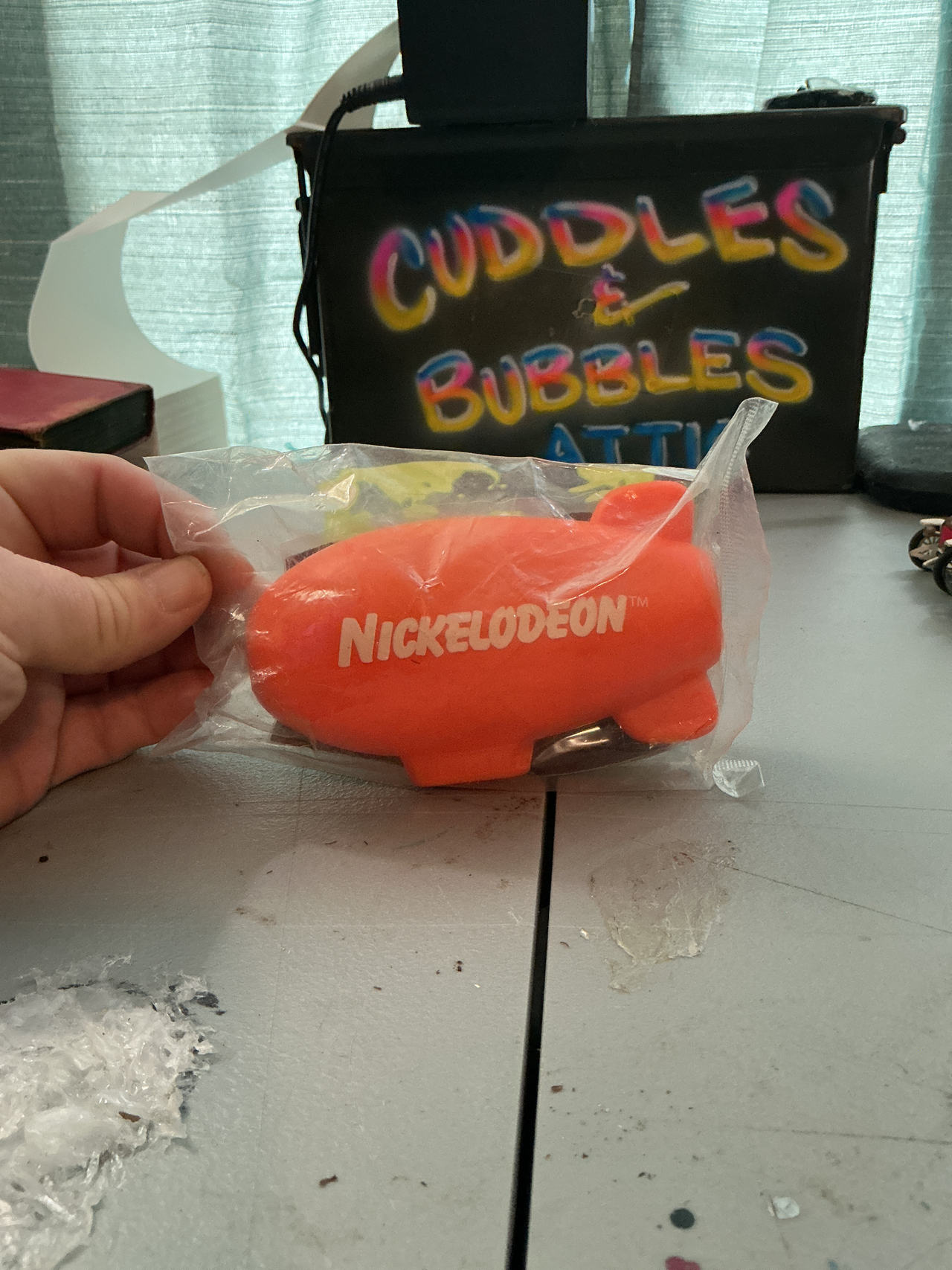 Nickelodeon Orange Blimp Foam Toy