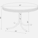 Retro 3-Piece Diner Dining Set - Image 6