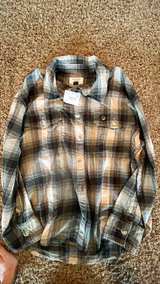 American Eagle Women's Plaid Flannel Button Down Shirt new with tags small - Image 3