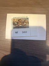 1996 Delaware Duck Stamp $6 Gadwall Pair - Image 1
