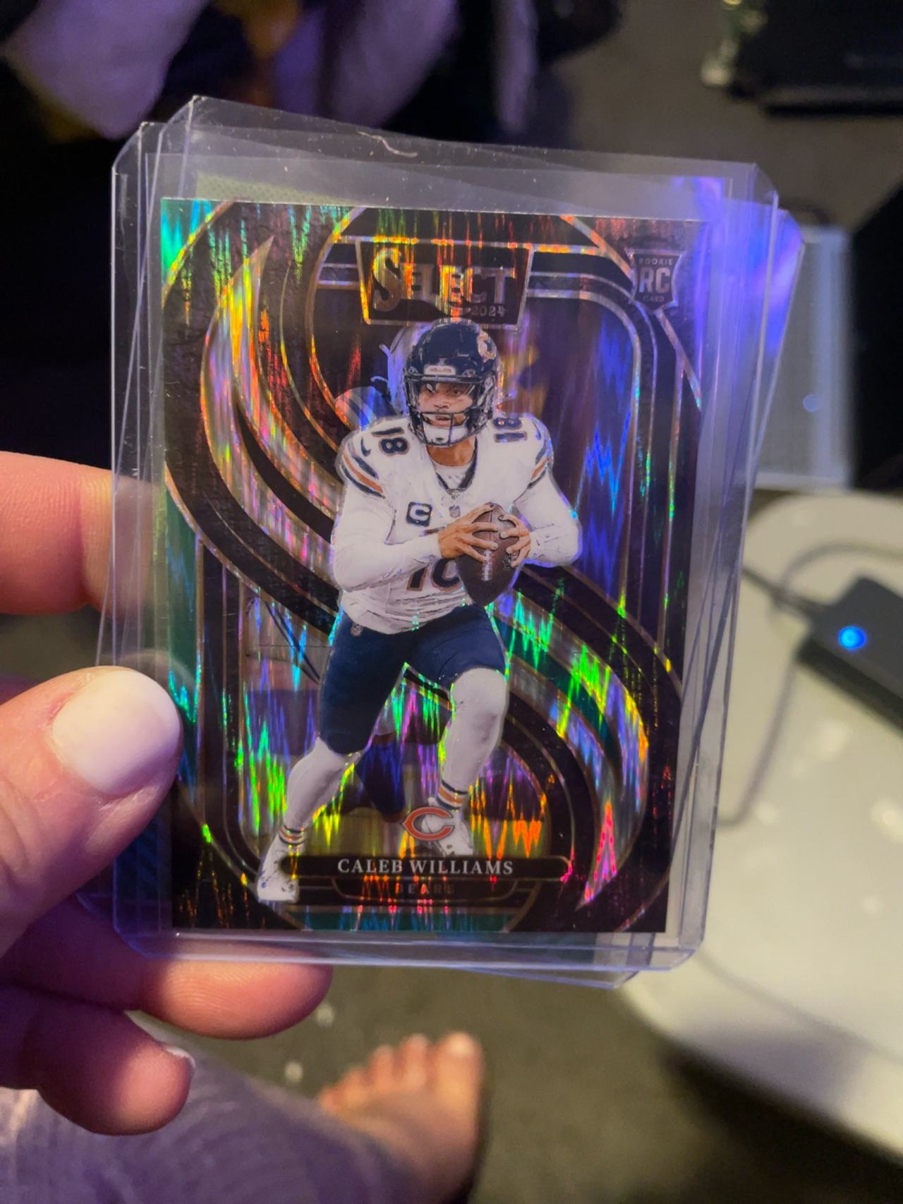 Panini Caleb Williams 2024 Select Premier Level Zebra