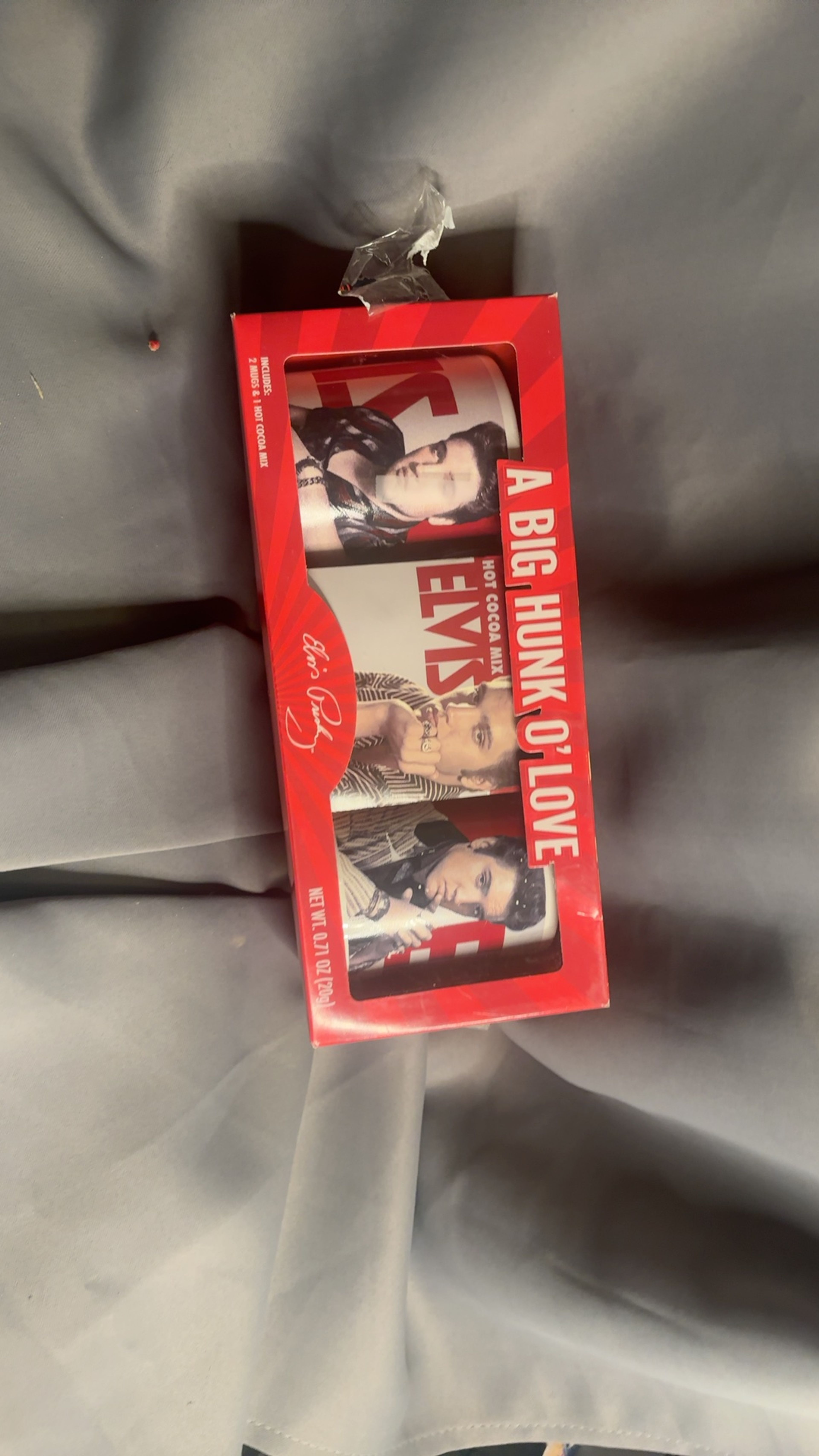 Elvis Presley "Big Hunk O' Love" Red & White Mug