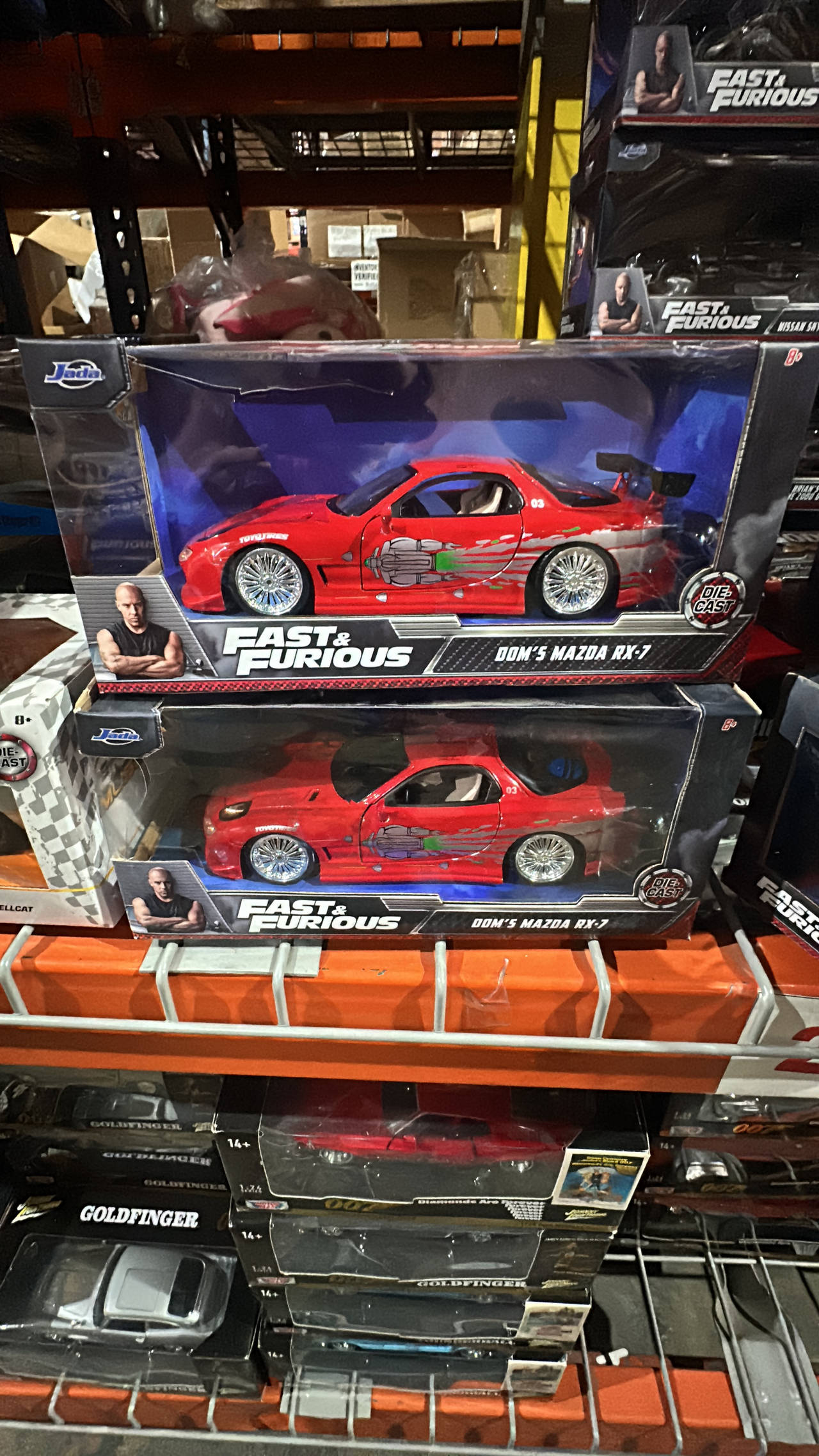 Jada Toys Fast & Furious Dom's Mazda RX-7 1:24 Scale Die-Cast Car