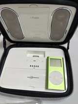 Vintage Apple iPod Mini 6GB Green + Sonic Impact i-Fusion Speaker System OpenBox - Image 3