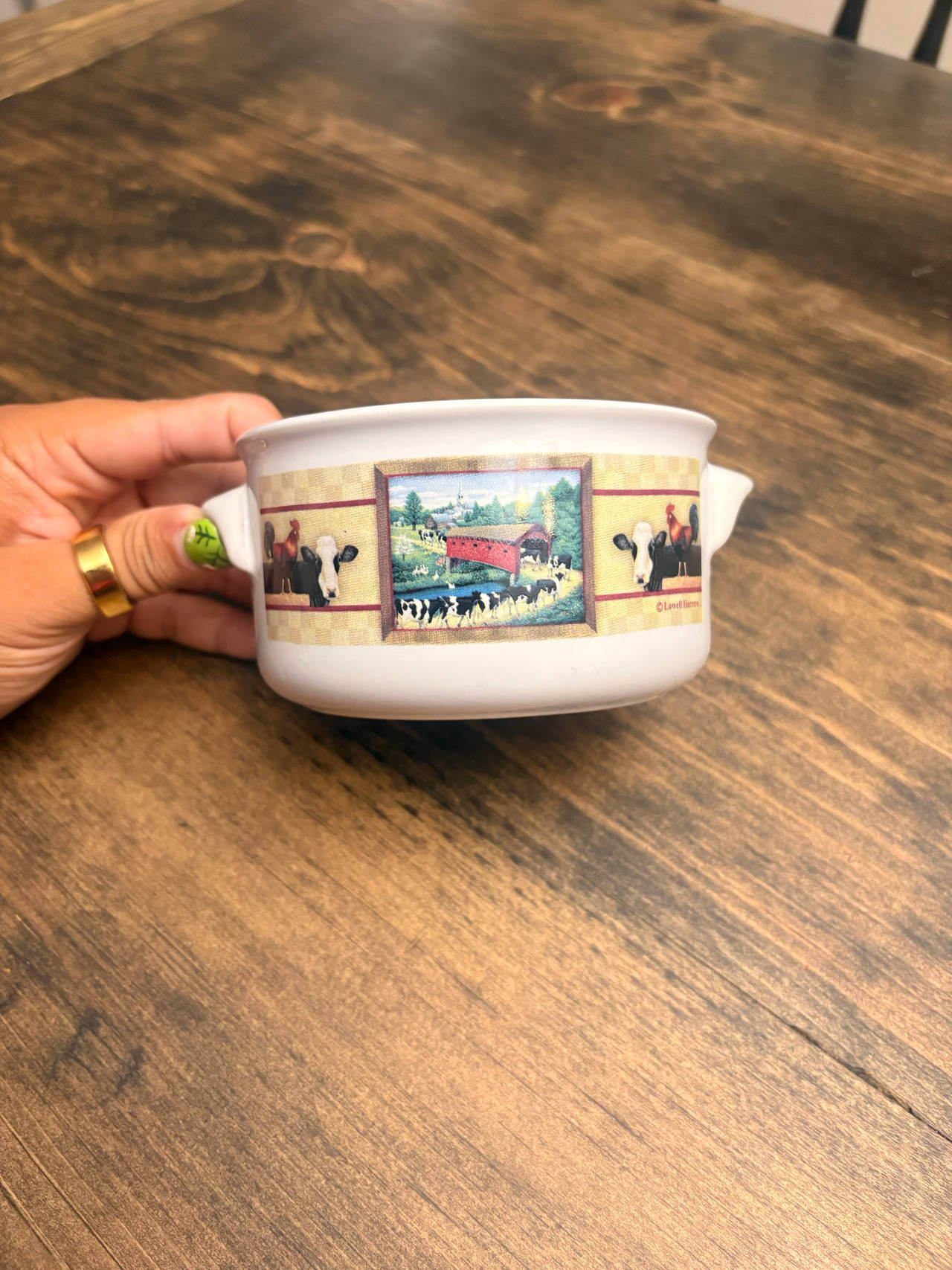 Sakura Lowell Herrero Country Fair Soup Bowl