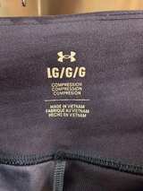 Under Armour Women's HeatGear Colorblock Compression Leggings sz Large - Image 5