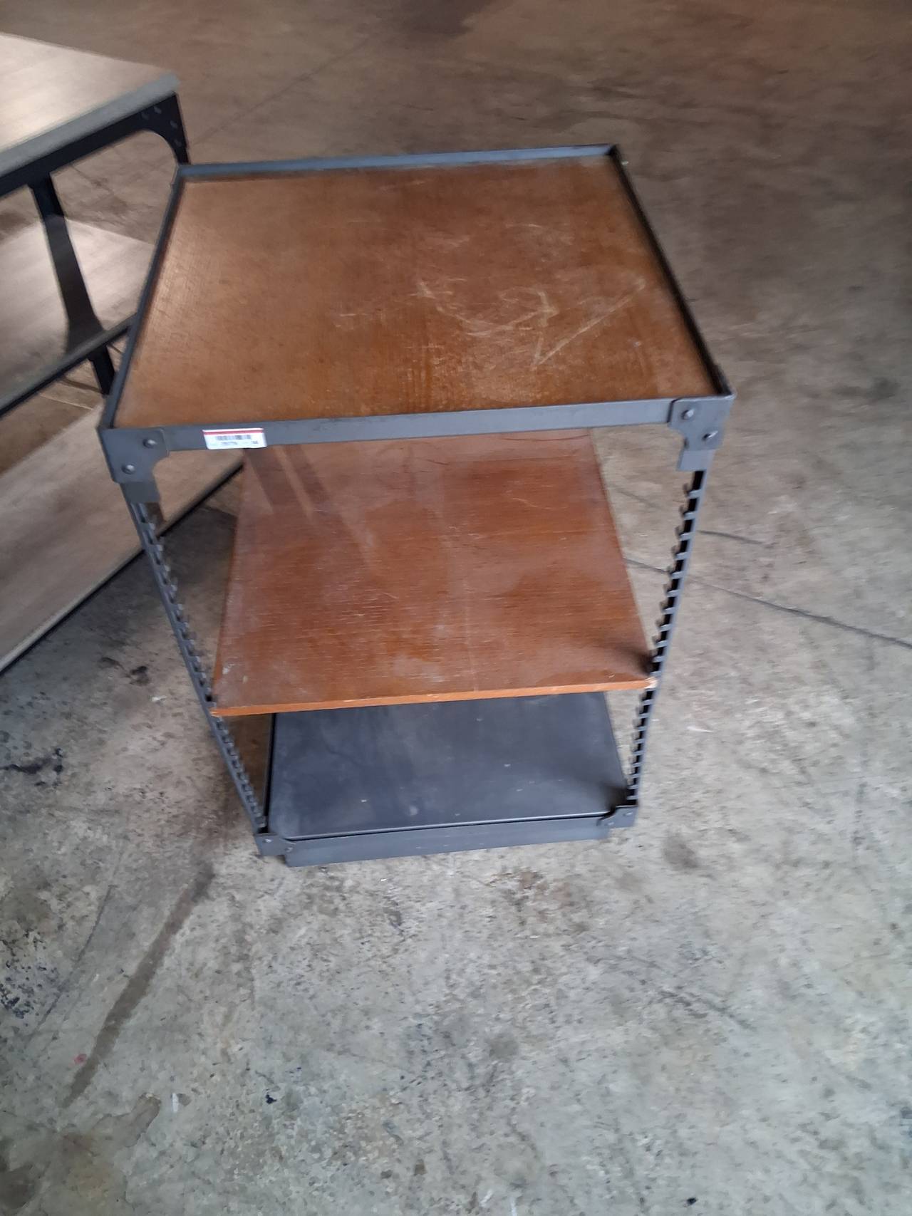 3-Tier Industrial Utility Shelf Cart