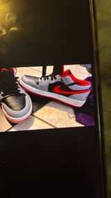 Air Jordan 1 Low Light Smoke Grey Red - Image 3