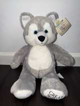 Build-A-Bear Wiley the Wolf Great Wolf Lodge Light Gray 16" - Image 1