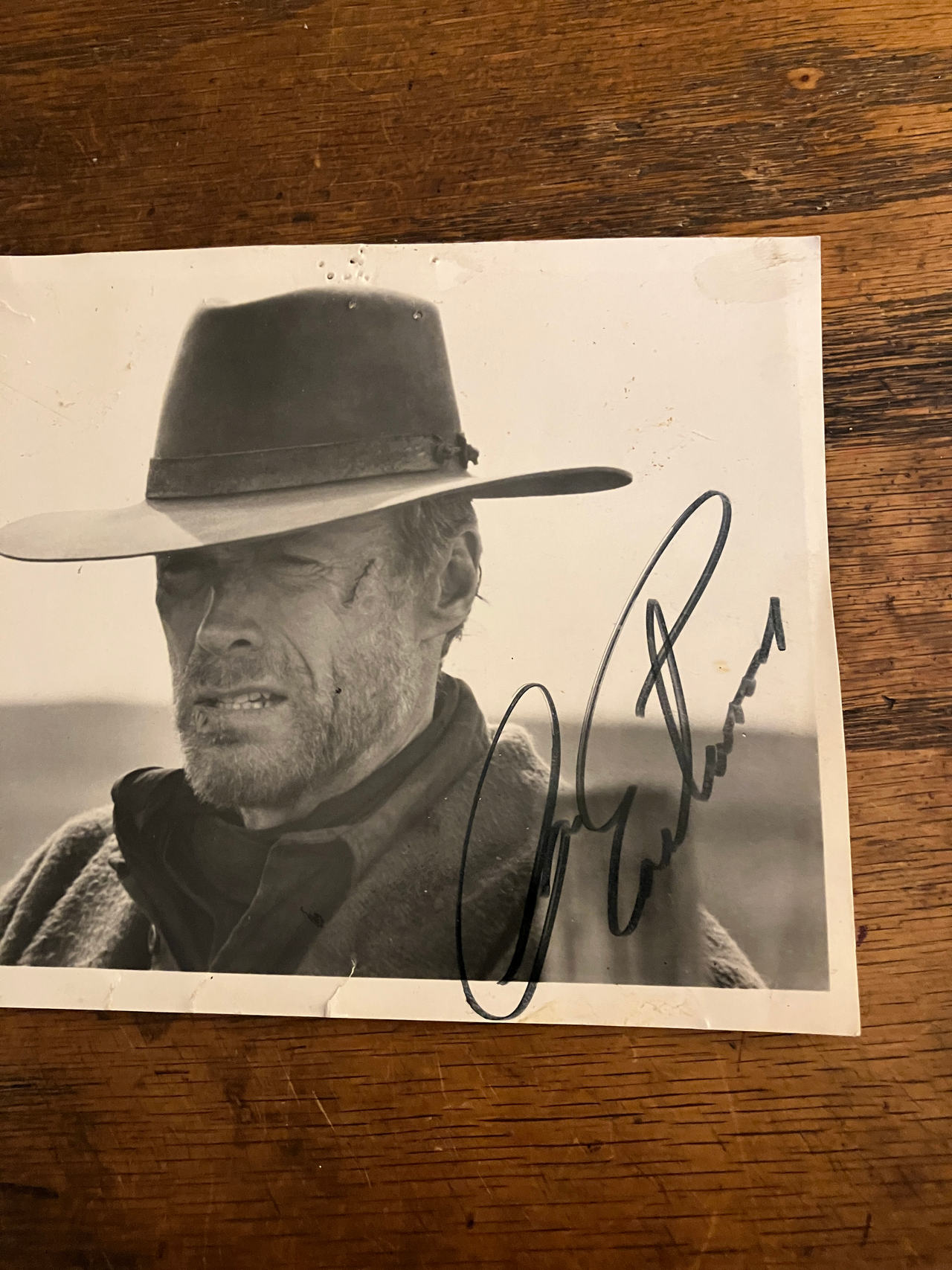 Clint Eastwood Signed Unforgiven 8x10 Photo