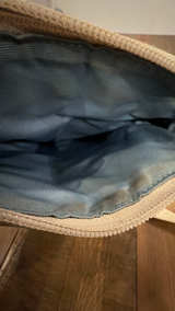 Coach Legacy Khaki Signature Glitter Stripe Purse - Image 4