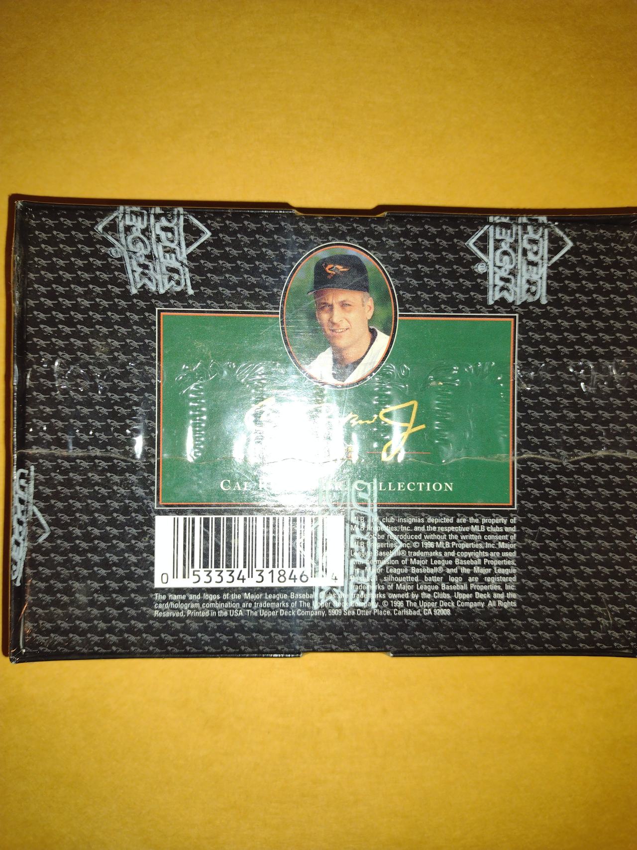 1996 Upper Deck Cal Ripken Jr. Collection Oversized Card Box