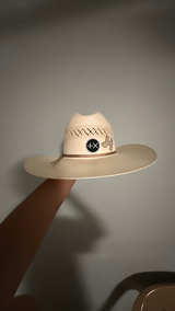 Stetson 10X Vented Straw Hat Natural Shantung - Image 2