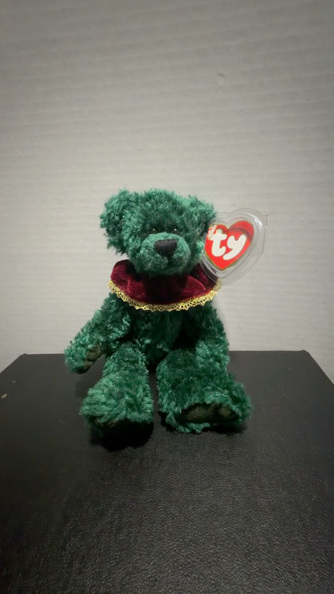 Ty Beanie Baby Laurel Green Bear