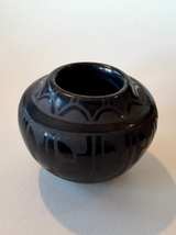 Signed Santa Clara Pueblo Blackware Pottery – by Celestina Naranjo - Image 8