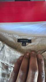 Ann Taylor Khaki Linen Blend Cargo Pants - Image 2