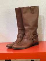 Dior Brown Riding Boots with Buckles - Image 8