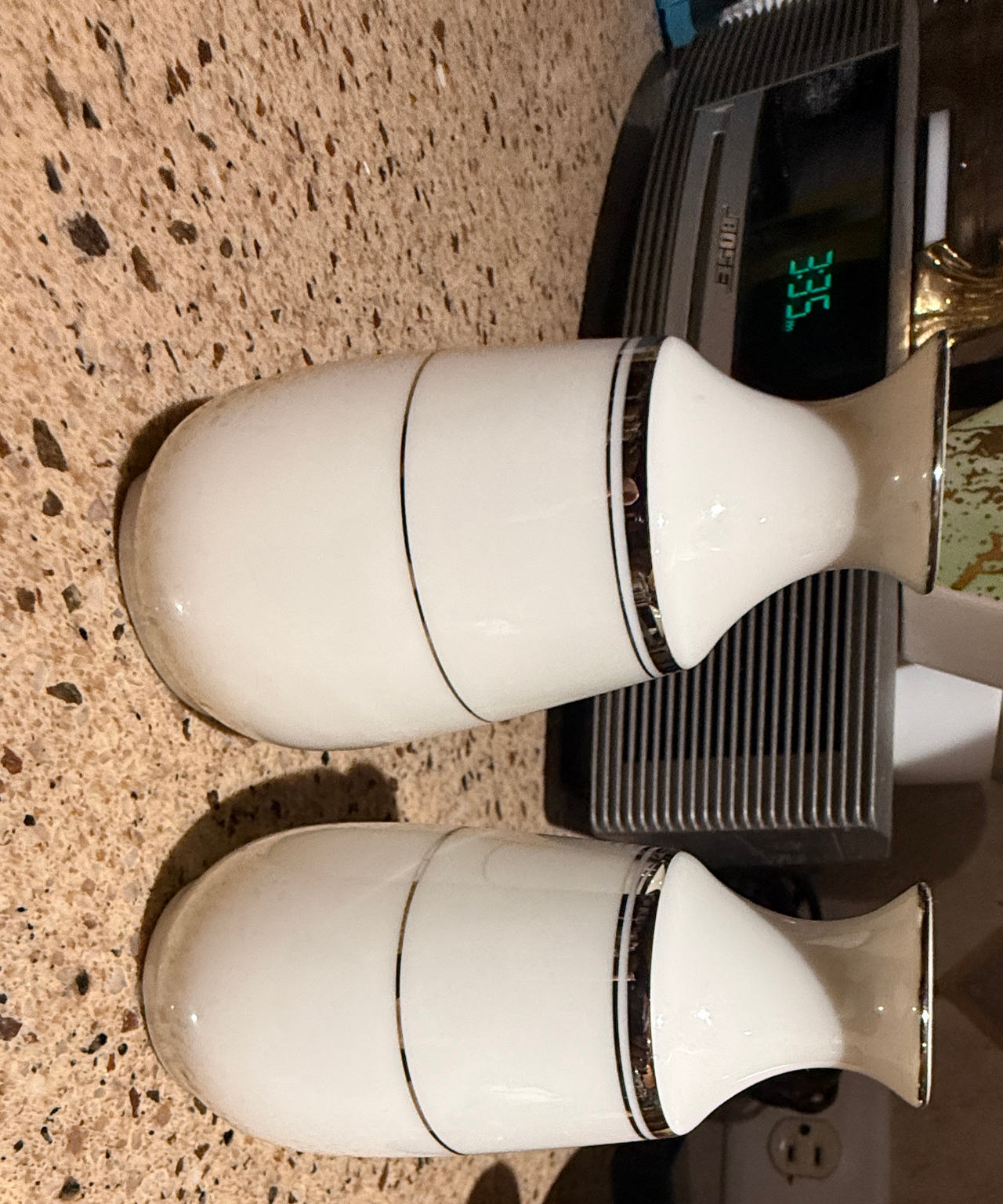 Lenox Eternal Platinum Salt and Pepper Shakers
