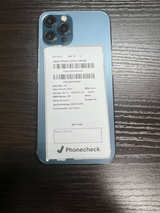 Apple iPhone 12 Pro 128 GB Pacific Blue unlocked BH 75% C - Image 1