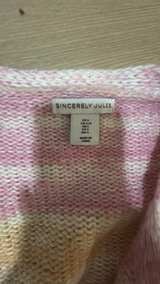 Sincerely Jules Striped Balloon Sleeve Cardigan - Image 2