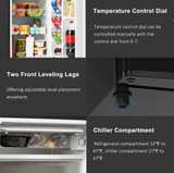 NEW Galanz Single Door Compact Refrigerator 3.3 cu ft Black - Image 8