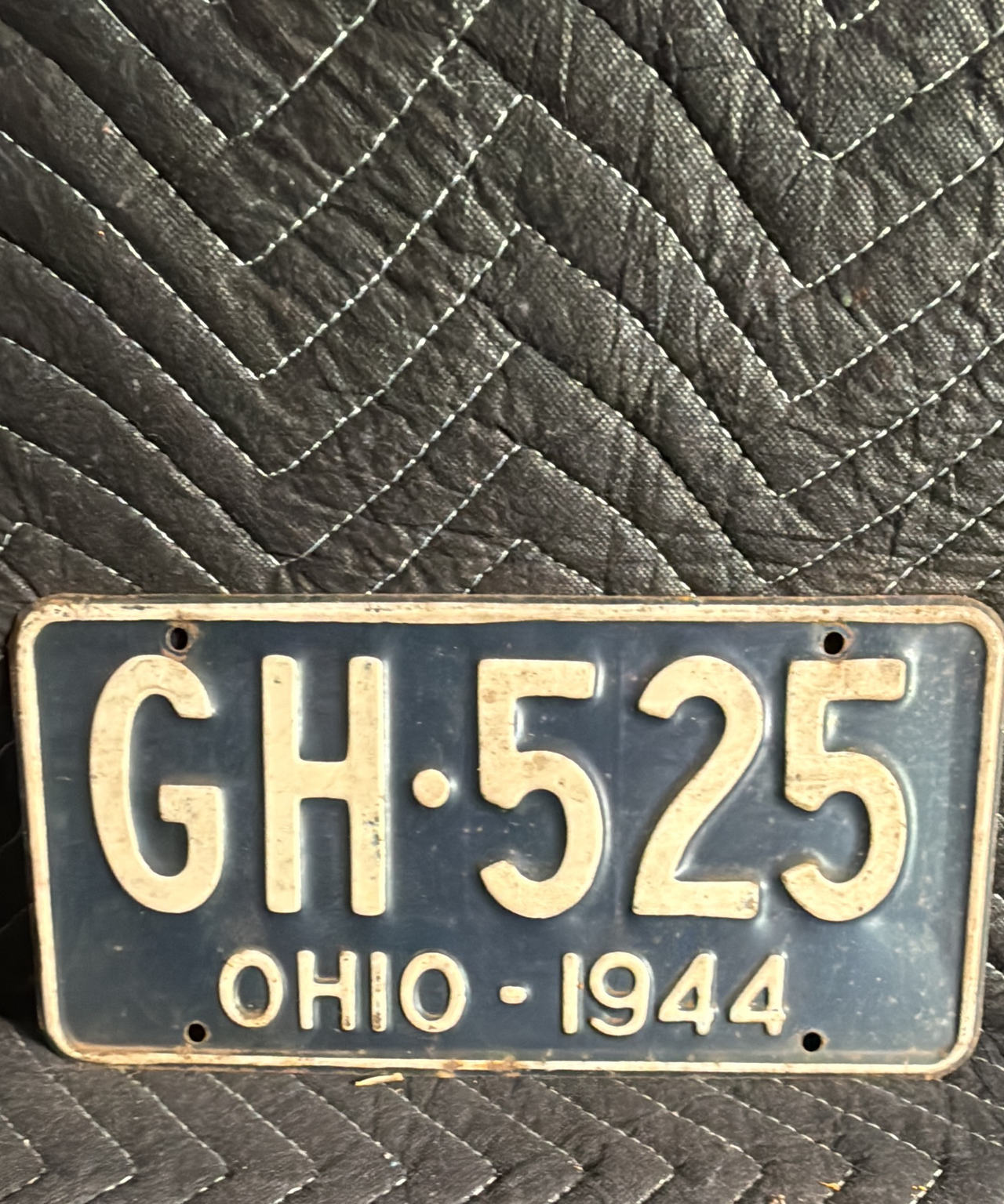 1944 Ohio License Plate