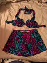 Sunstreak Vintage Neon Tropical 3-Piece Bikini Set - Image 2