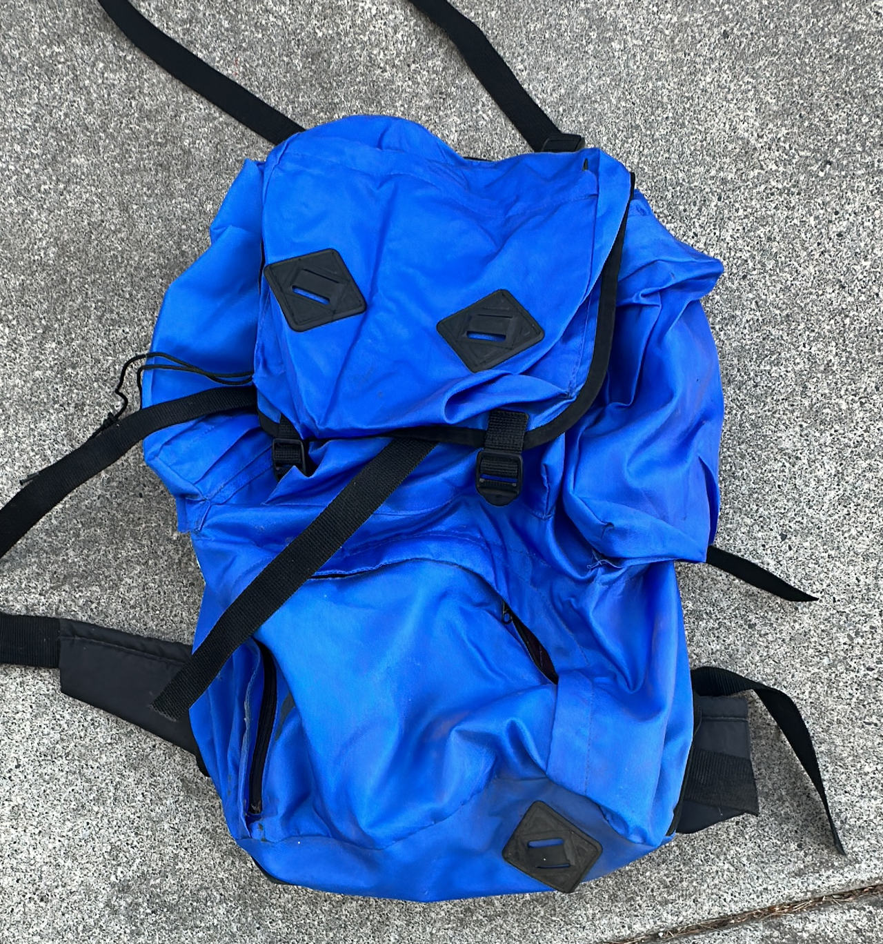 REI Vintage Blue Rucksack Backpack