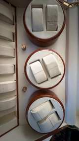6+7 Automatic Watch Winder Box in Burl Wood - Image 3
