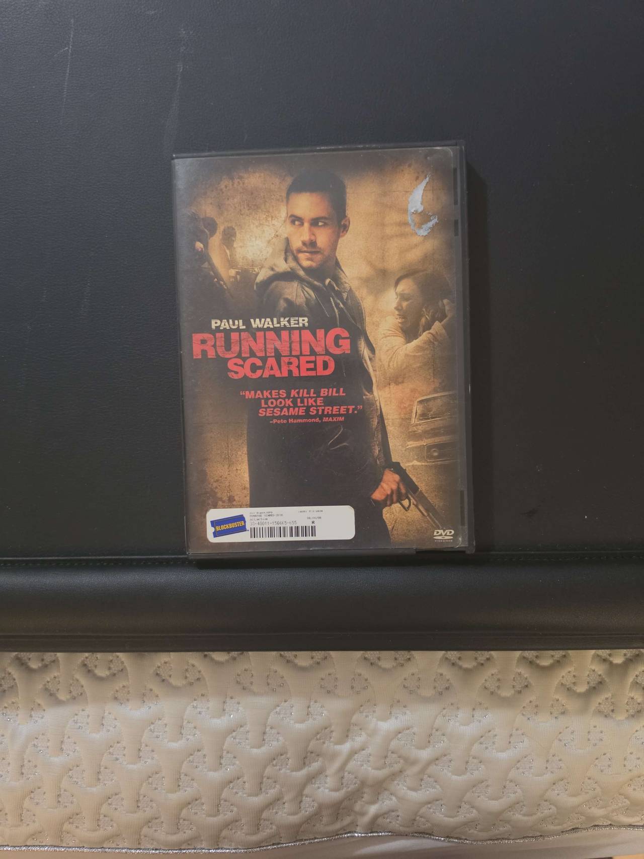 Running Scared DVD Paul Walker Blockbuster Case