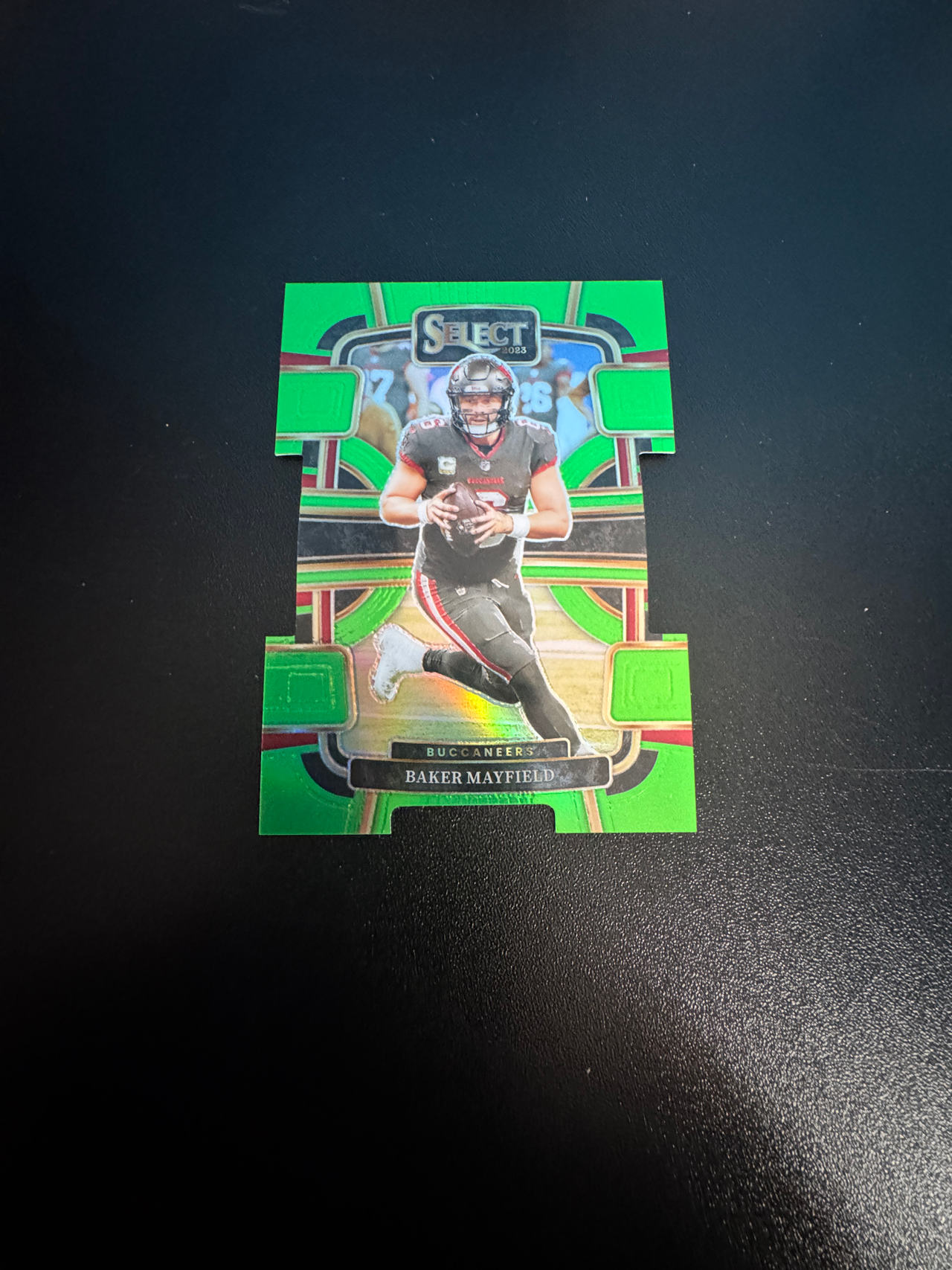 2023 Panini Select Football Die-Cut Prizm Card