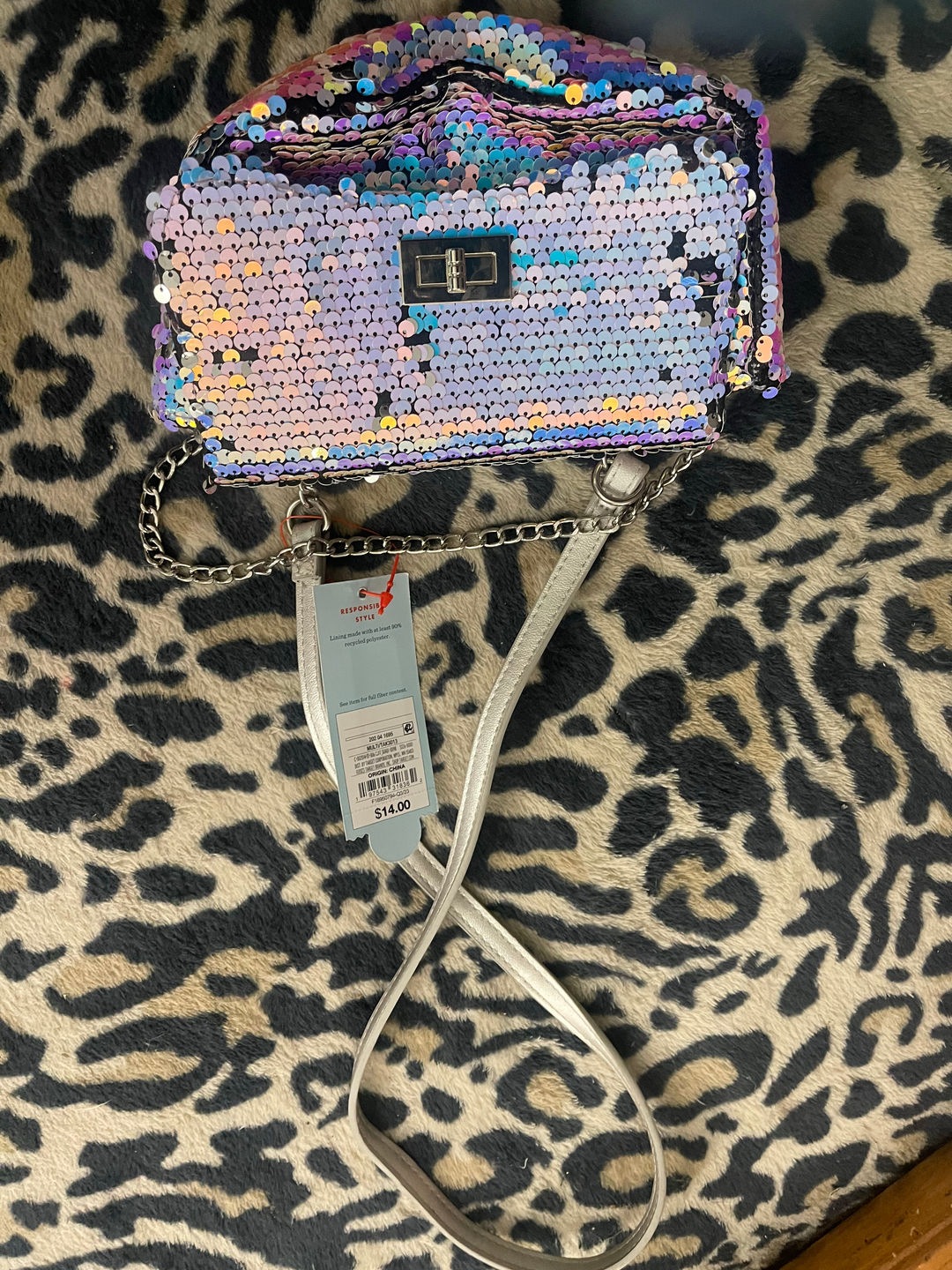 Sequin Crossbody Bag