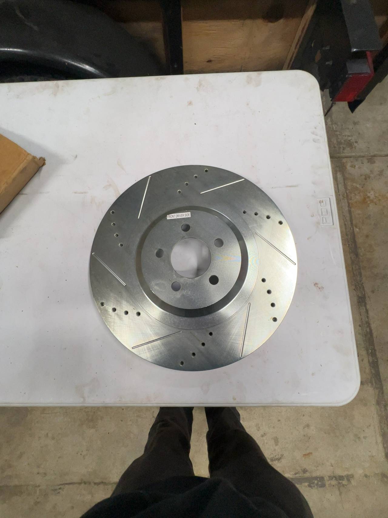 Dodge SRT/SCAT/Hellcat Power Stop Evolution FD Brake Rotor Drilled Slotted