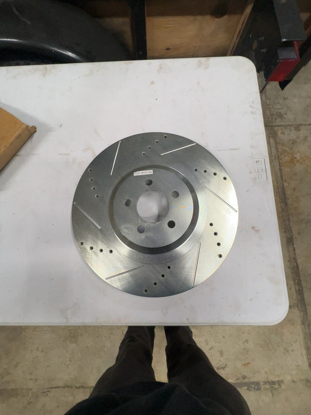 Dodge SRT/SCAT/Hellcat Power Stop Evolution FD Brake Rotor Drilled Slotted