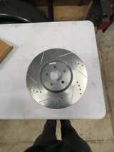 Dodge SRT/SCAT/Hellcat Power Stop Evolution FD Brake Rotor Drilled Slotted - Image 1