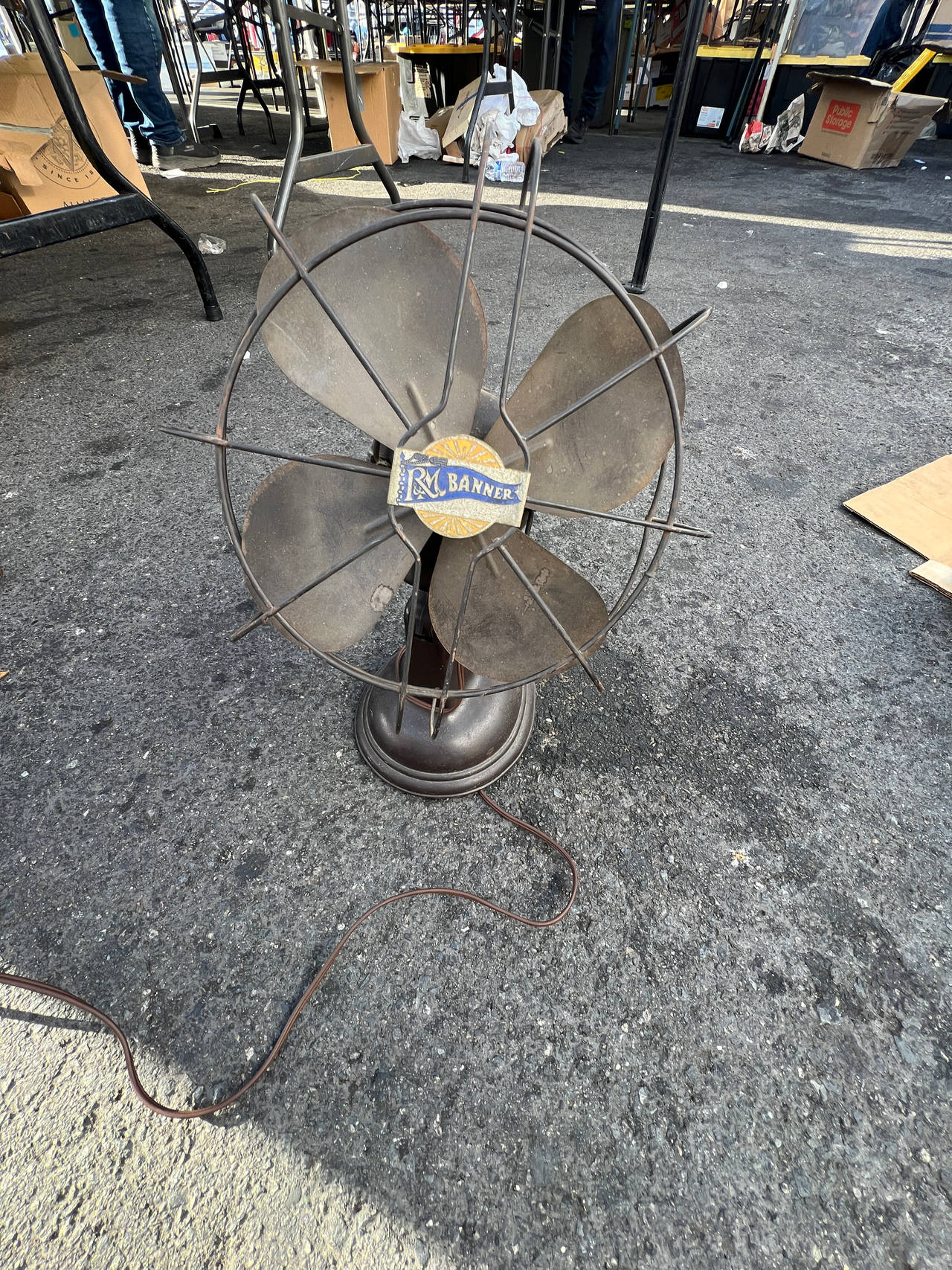R&M Banner Electric Fan