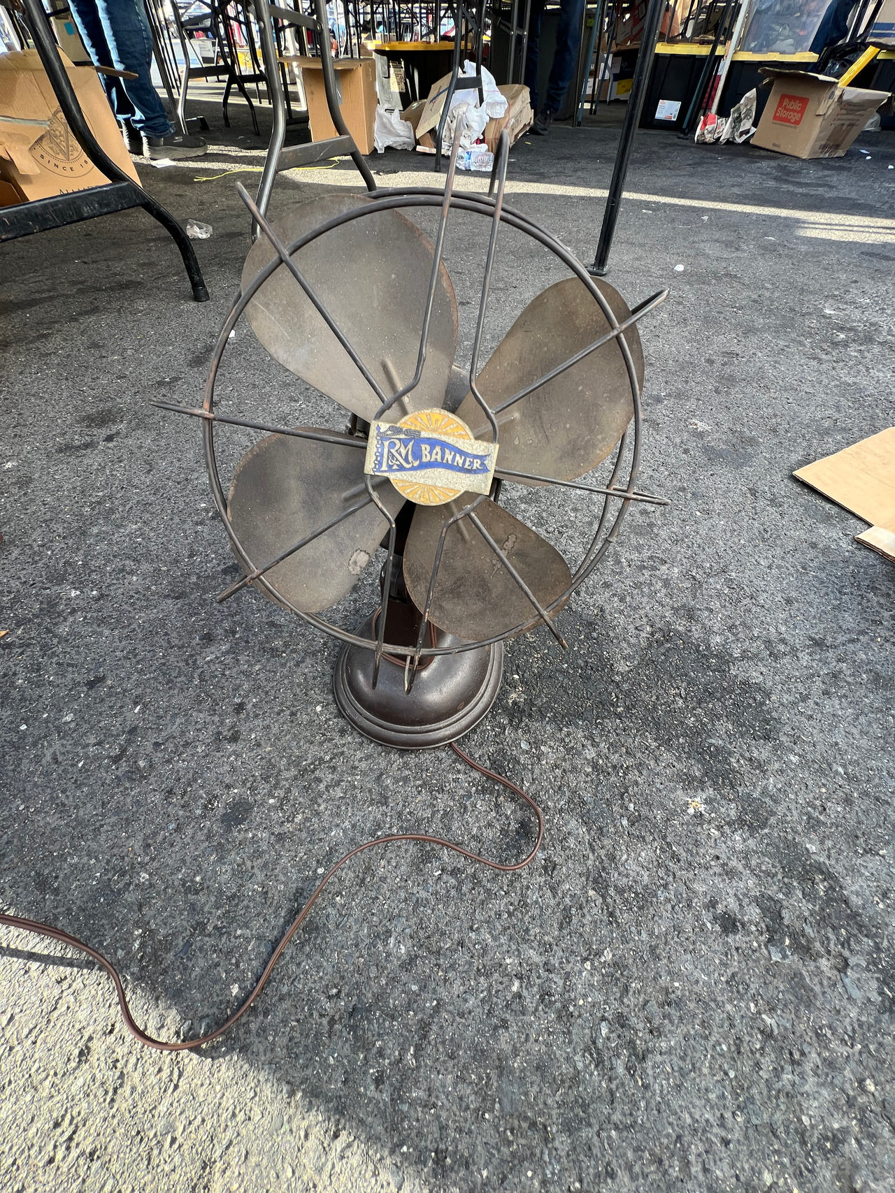 R&M Banner Electric Fan