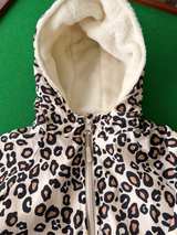 Reversible Leopard Print Sherpa Lined Jacket 5T - Image 5