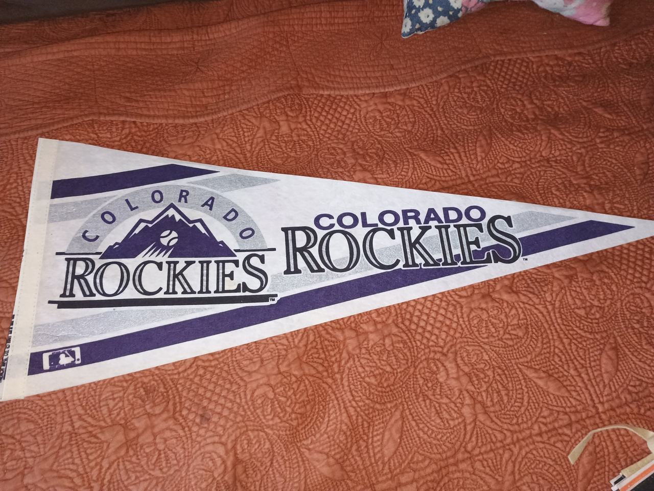 Colorado Rockies MLB Felt Pennant
